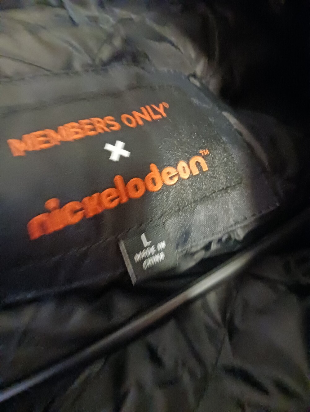 MEMBERS ONLY NICKELODEON Hey Arnold Cartoon Jacket Coat Mens Large - Picture 9 of 10